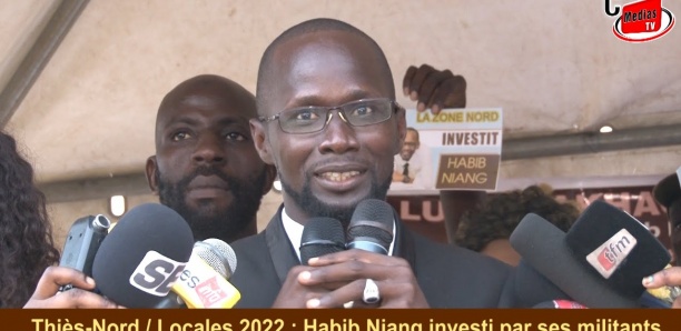 Thiès Nord Habib Niang investi par ses militants pour les locales de 2022 “Habib Niang ou Rien”