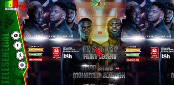 Fight Legend : Suivez le Gala Kickboxing et Clash Akhlou Brick vs Ngaaka Blindé Eric Favre