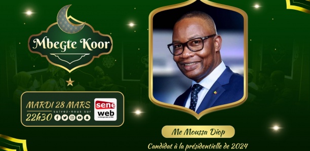 Revivez Mbegté Koor avec Me Moussa Diop, candidat à la présidentielle de 2024