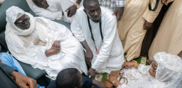 Pré-Magal : Aïda Mbodj reçue par Serigne Mountakha Mbacké