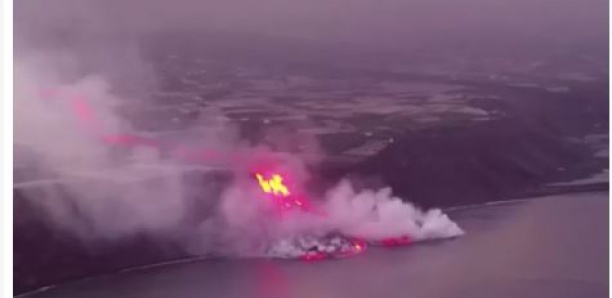 L'île de La Palma s'agrandit de 10 hectares avec la lave solidifiée
