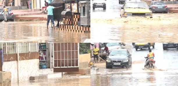 Premières pluies à Dakar Ouest foire fait face à une inondation après quelques gouttes