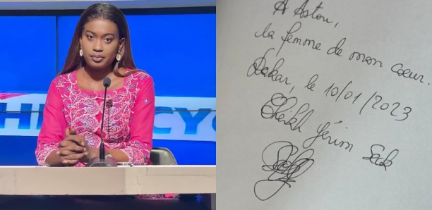 Astou Dione dévoile la tendre dédicace de Cheikh Yerim Seck