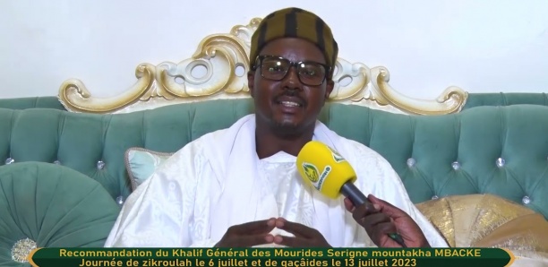 Appel de Serigne Bassirou MBACKE pour les journées Zikroullah et Qaçaides les 6 et 13 juillet 2023