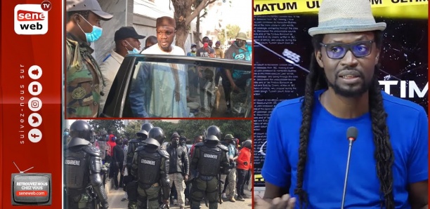 Xuman sur le cortège de Sonko gazé " dafa mélni Sonko lañuy liguéyal , pourquoi son procès..."