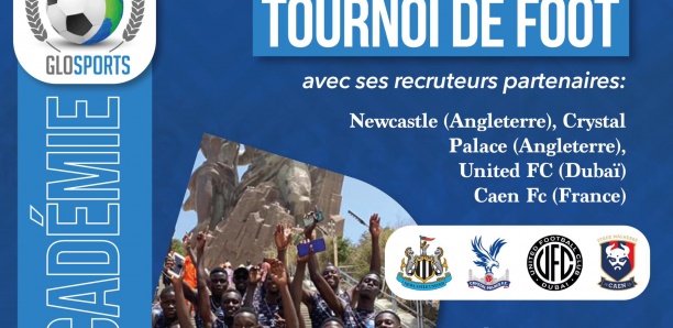 Glosports Académie : Un tournoi de football réunira des recruteurs internationaux à Dakar