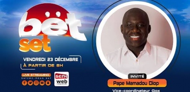[CICES] Suivez votre émission matinale Bet Set du 23 Décembre 2022 Invité Pape Mamadou Diop