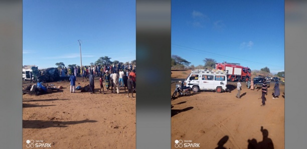[Photos-Vidéo] Podor : Une collision entre un minicar et un Ndiaga Ndiaye fait 11 morts