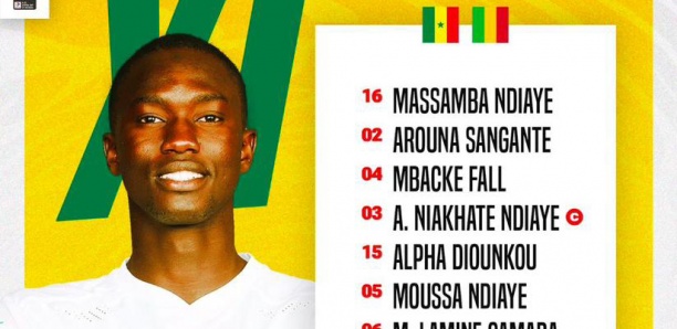 Can U23 / Sénégal-Mali : la composition d’équipe des Lions