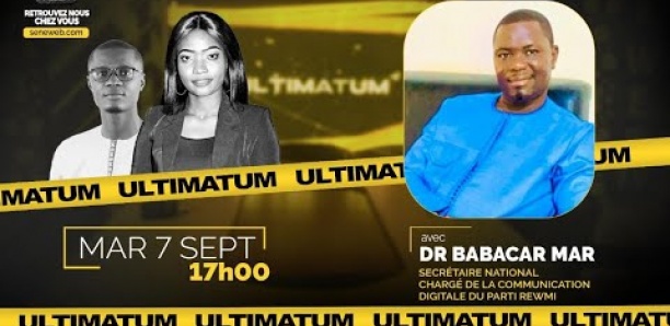 Retour d'Idrissa Seck , Coalition de l'opposition : Dr Babacar Mar (Rewmi ) se prononce dans Ultimatum