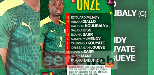 [Mondial 2022] Sénégal VS Egypte : Le onze des Lions avec une grosse surprise
