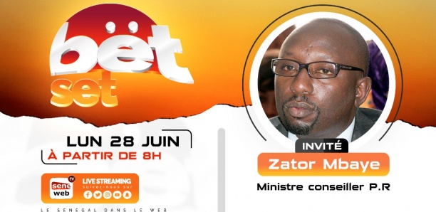 Suivez votre émission matinale Bet Set du 28 Juin 2021 Invité Zator Mbaye