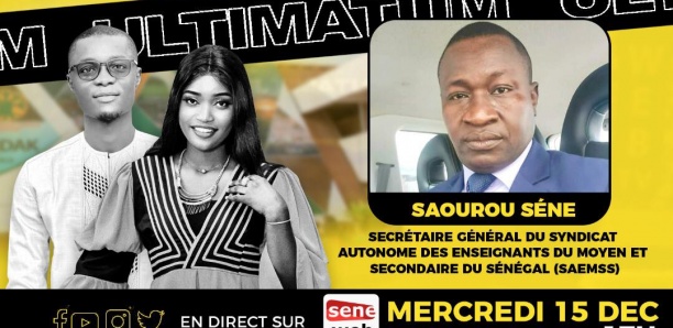 SAEMSS et CUSEMS en grève , échauffourées à l'Université : Saourou Séne se prononce dans Ultimatum