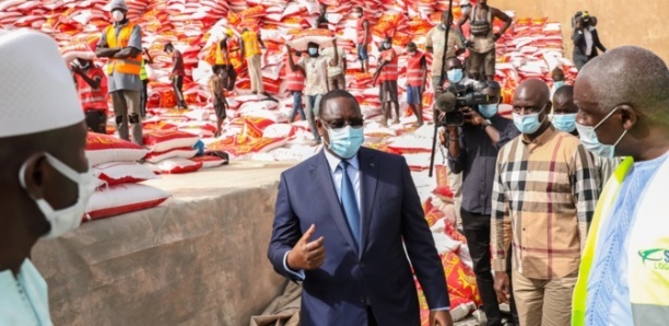 Diourbel : lancement de la distribution de l'aide alimentaire d'urgence à darou salam typ