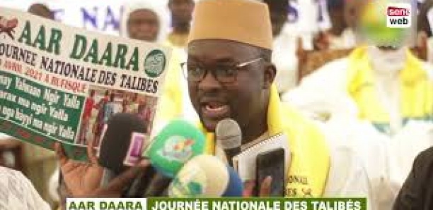 Journée nationale des talibés aar daara le discours pertinent de oustaz makhtar sarr