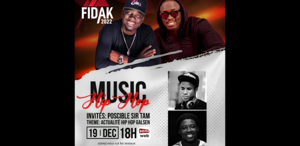 [CICES] Suivez le plateau special hip hop Galsen avec Poscible et Sir Tam