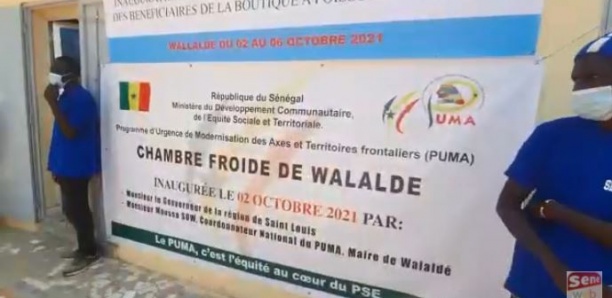 [Vidéo] Souveraineté en matière de pêche : Le PUMA dote Walaldé d'une chambre froide