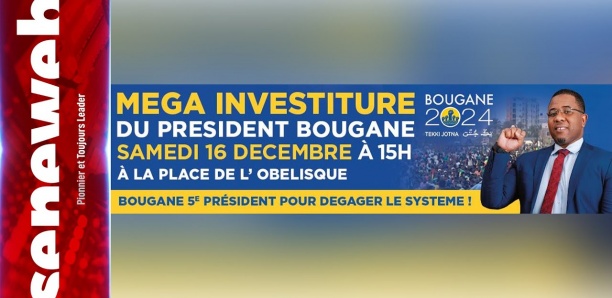 Suivez le méga meeting investiture du Président Bougane