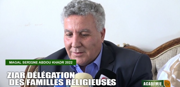 Magal S.Abdoul Khadr 2022 : Délégation des familles religieuses reçues par S.Bassirou MBACKÉ Abdoul...
