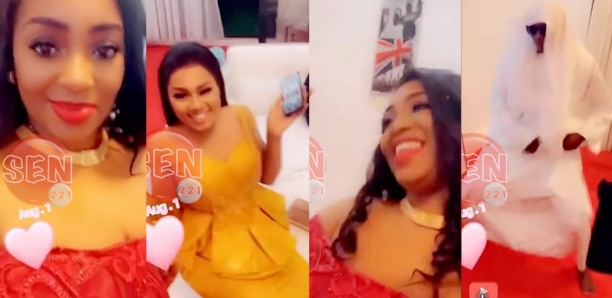 Regardez comment Zakhra la femme de Cheikhou Kouyaté a célébré la fête de Tabaski avec Diaw Ketchup