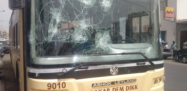 Grève des transporteurs : un bus « Dakar Dem Dikk » caillassé à Diourbel