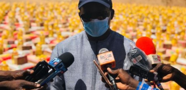 Covid-19/Notto Diobass : Le maire Alioune Sarr au chevet de 1000 ménages