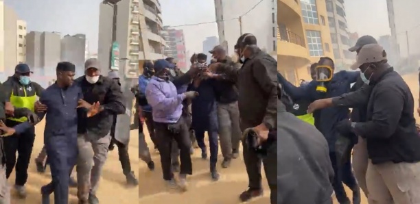 Ousmane Sonko, cible des tirs de gaz lacrymogènes