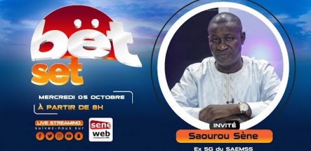 Revivez votre émission matinale Bet Set du 5 Octobre 2022 Invité Saourou Séne