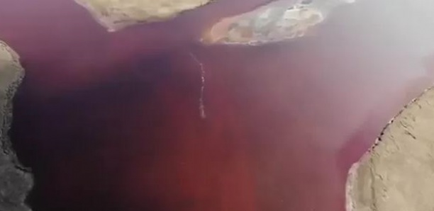 Une rivière de l’Arctique devient rouge après une catastrophe environnementale