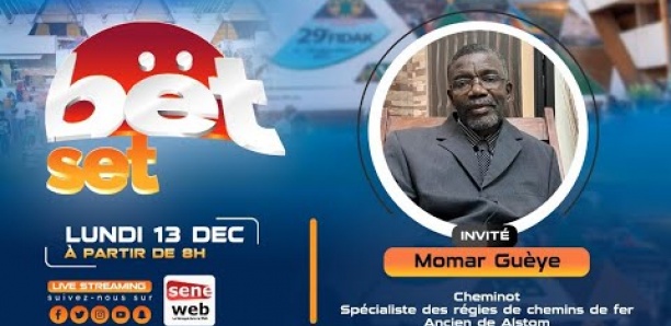 CICES-2022 : Revivez votre émission matinale Bet Set du 21 Décembre 2021 Invité Momar Guèye