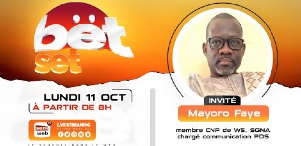 Revivez votre émission matinale Bet Set du 11 Octobre 2021 Invité Mayoro Faye