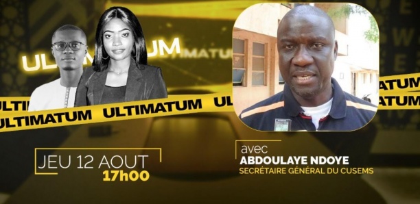 30 milliards pour des tenues scolaires, Ecole et Covid : Abdoulaye Ndoye réagit dans Ultimatum