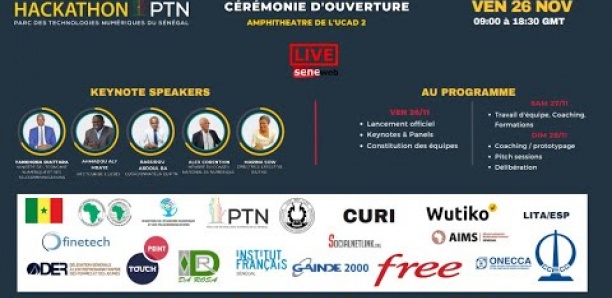 UCAD 2 : Revivez en direct la cérémonie officielle d'ouverture du Grand HACKATHON PTN