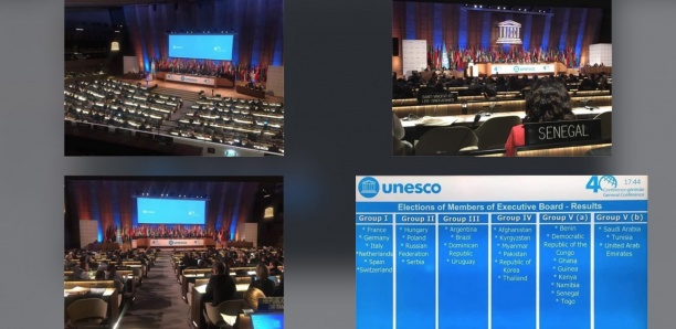 [Photos] Unesco : Le Sénégal réélu au Conseil exécutif