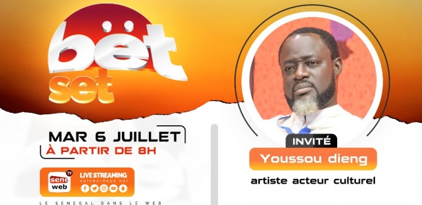 Revivez votre émission matinale Bet Set du 06 Juillet 2021 Invité Youssou Dieng