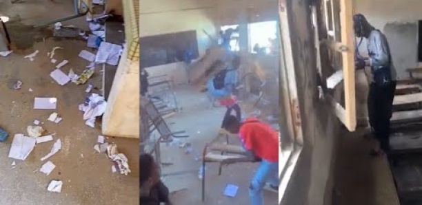 Incroyable !  Voici comment les élèves du lycée de Yoff partent en vacances.
