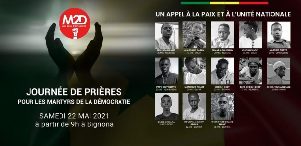 Le M2D organise une journée de prière pour « les martyrs de la Démocratie », ce samedi à Bignona