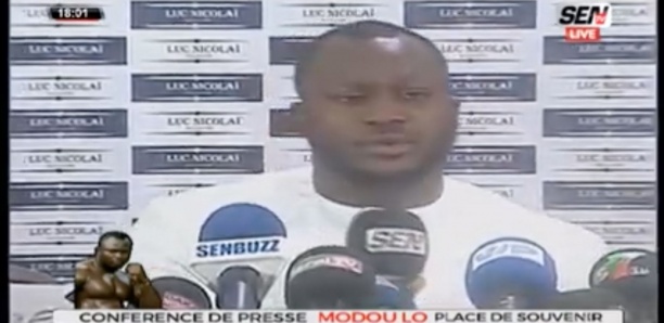 Revivez la conférence de presse de Modou Lô