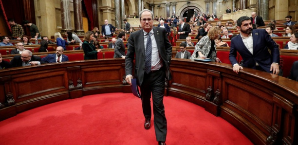 Espagne: Le président indépendantiste catalan Quim Torra perd son mandat de député