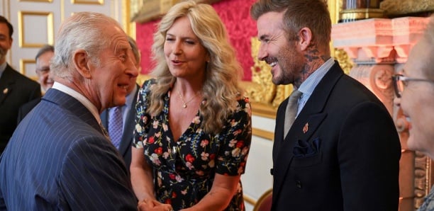 David Beckham anobli par le roi Charles III