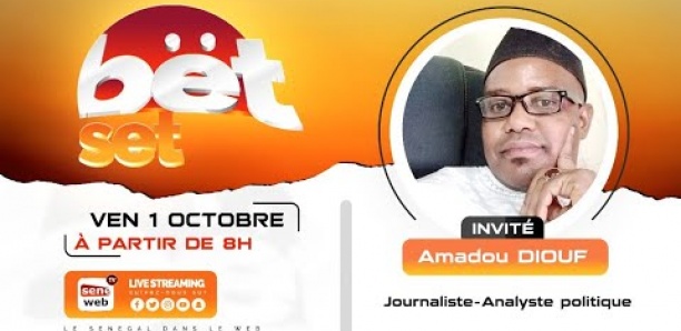 Revivez votre émission matinale Bet Set du 01 Octobre 2021 Invité Amadou Diouf