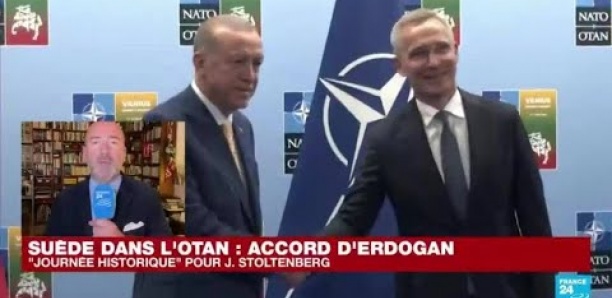 La Turquie donne son feu vert à l'adhésion de la Suède à l'Otan