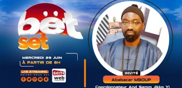 Suivez votre émission matinale Bet Set du 29 Juin 2022 Invité Ababacar Mboup