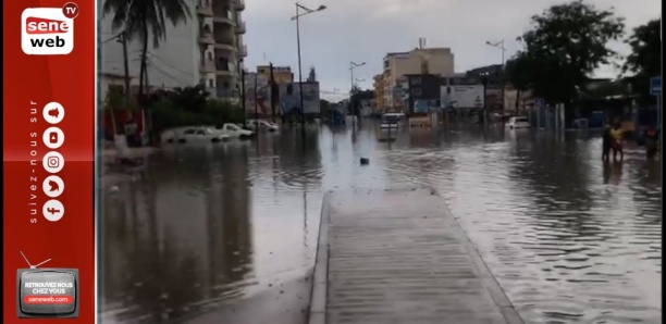 Fortes pluies à Dakar : la route de Castor impraticable