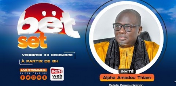 [CICES] Suivez votre émission matinale Bet Set du 30 Décembre 2022 Invité Alpha Amadou Thiam