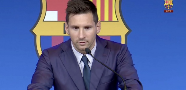[Vidéo] Lionel Messi, en larmes, fait ses adieux au Barça