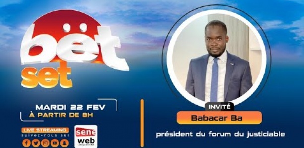 Suivez votre émission matinale Bet Set du 22 Février 2022 Invité Babacar BA