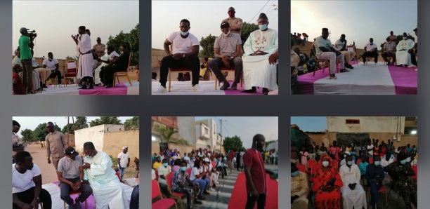 [Photos] Thiès : Des lutteurs de la région ont fait allégeance à Habib Niang