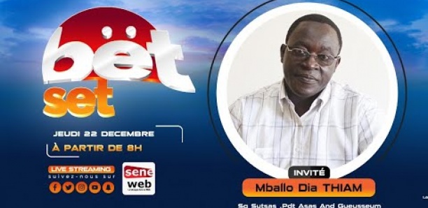 Direct Cices : Suivez votre matinale BET SET - avec Mballo Dia Thiam Sg Sutsas