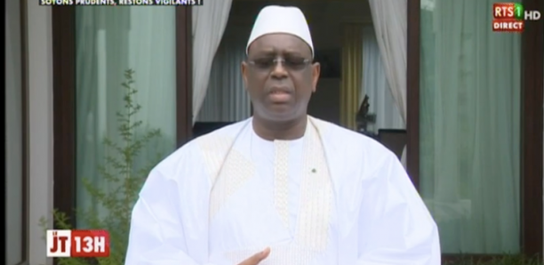 Message du Président Macky SALL: "Le virus ne doit pas nous empêcher de travailler"